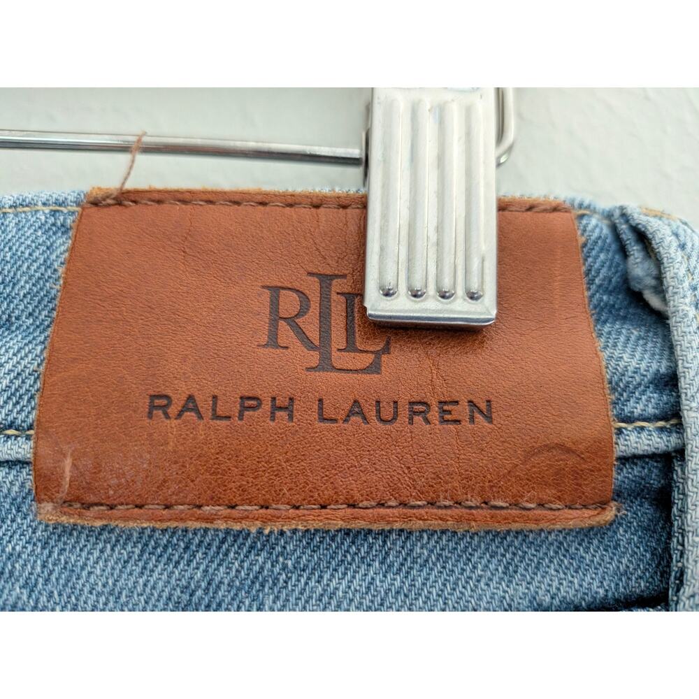 Lauren Ralph Lauren Jeans Paint Splatter Distressed Comfort Stretch Size 8 - Picture 8 of 9